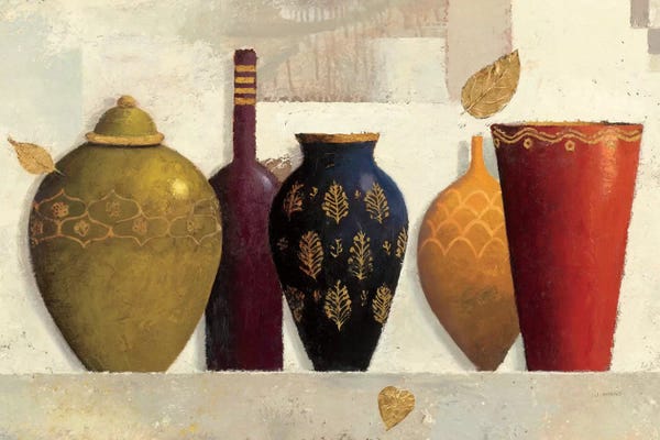 Pottery Still Life: Jeweled Vessels by James Wiens