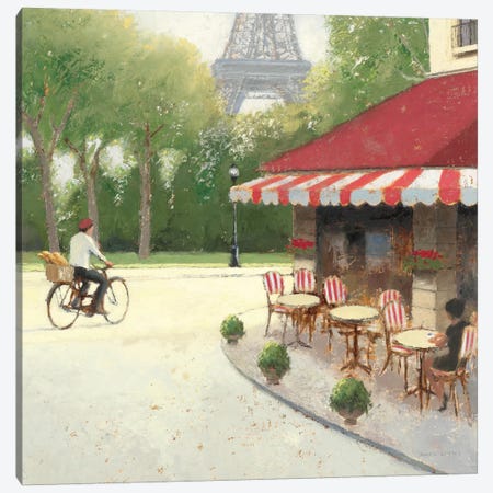 Cafe du Matin III Canvas Print #WAC1727} by James Wiens Art Print
