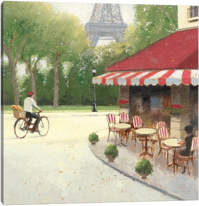 Cafe du Matin III Canvas Art Print - Most Gifted Prints