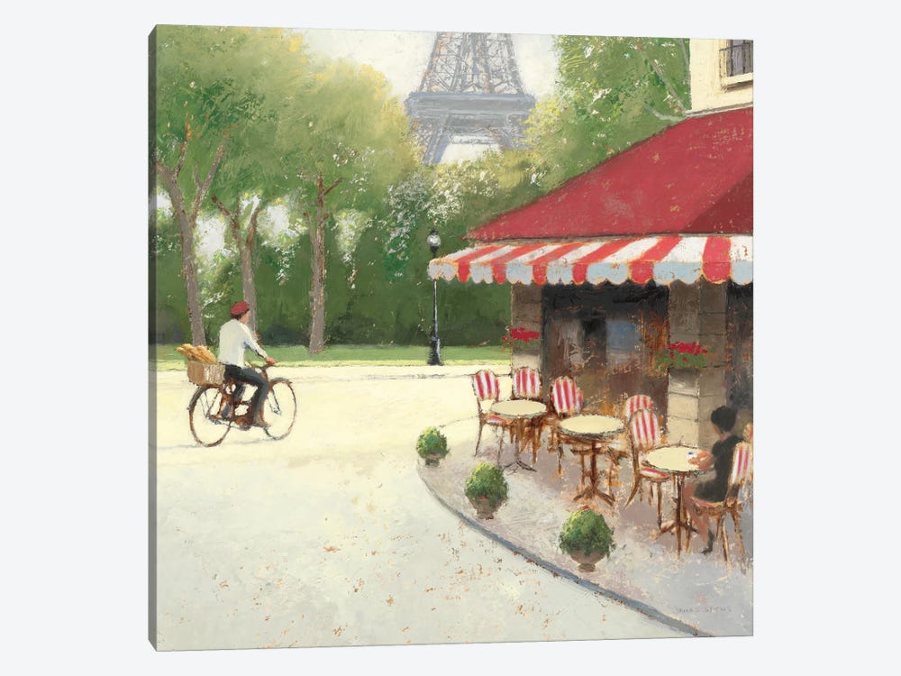 Cafe du Matin III by James Wiens 1-piece Canvas Art