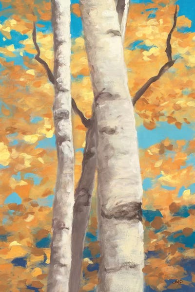 Aspen Trees | Birch Trees: Doubloons Panel I by Julia Purinton