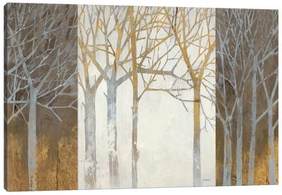 Night and Day Canvas Art Print - Trees