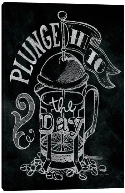 Plunge Into the Day Canvas Art Print