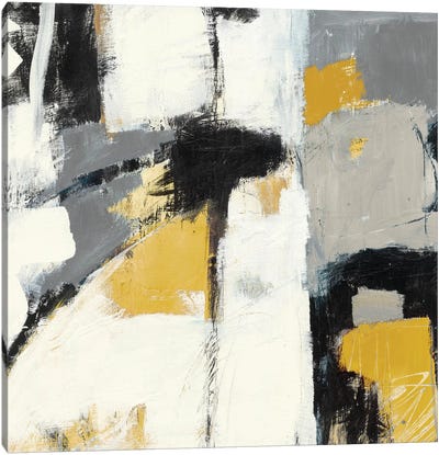 Yellow Catalina I Canvas Art Print - Abstract Art