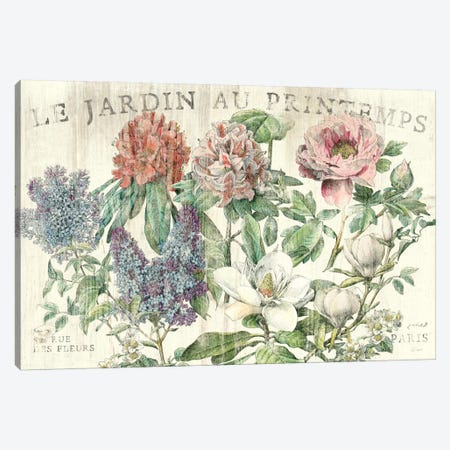 Le Jardin Printemps  Canvas Print #WAC1859} by Sue Schlabach Canvas Artwork