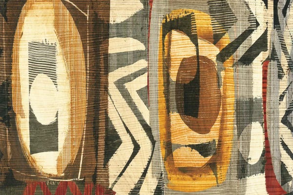 African Heritage: Graphic Abstract II by Wild Apple Portfolio