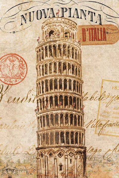 Towers: Letter from Pisa by Wild Apple Portfolio