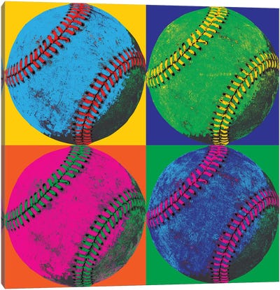 Ball Four-Baseball Canvas Art Print - Wild Apple Portfolio
