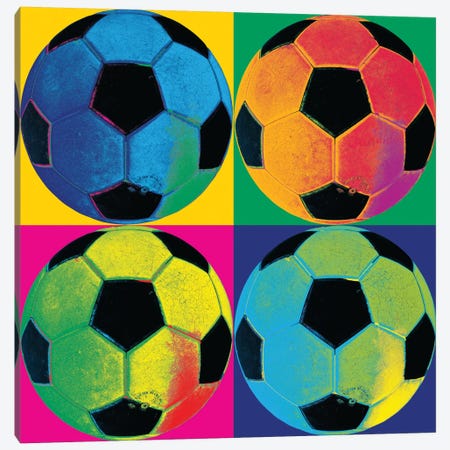 Ball Four-Soccer Canvas Print #WAC1947} by Wild Apple Portfolio Art Print