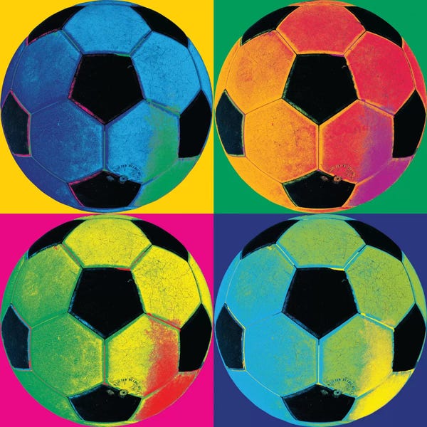 Playroom: Ball Four-Soccer by Wild Apple Portfolio