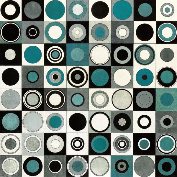 Polka Dot: Carnaby Street Blue by Wild Apple Portfolio