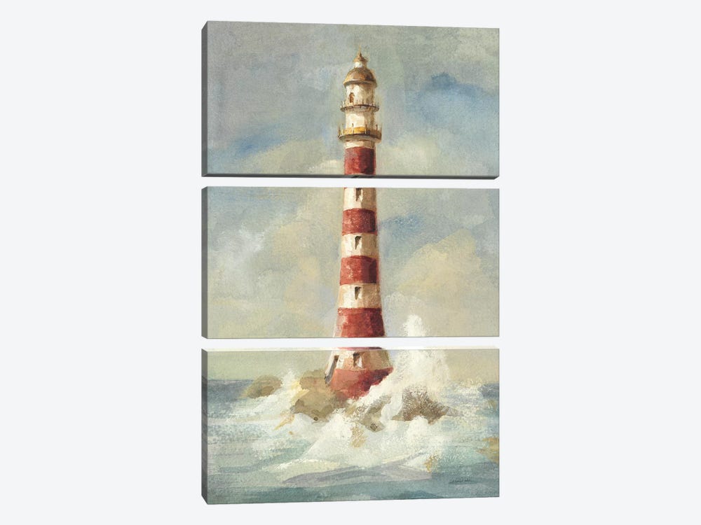 Lighthouse II by Danhui Nai 3-piece Canvas Wall Art