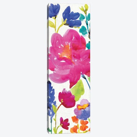 Floral Medley Panel II Canvas Print #WAC1978} by Wild Apple Portfolio Canvas Print