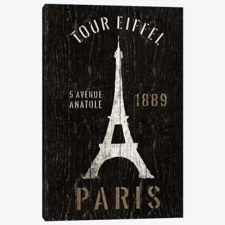 Refurbished Eiffel Tower Canvas Print #WAC1991} by Wild Apple Portfolio Canvas Print