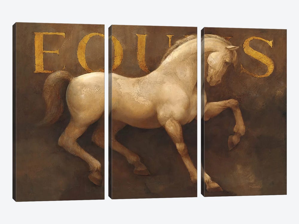Equus by Albena Hristova 3-piece Canvas Artwork