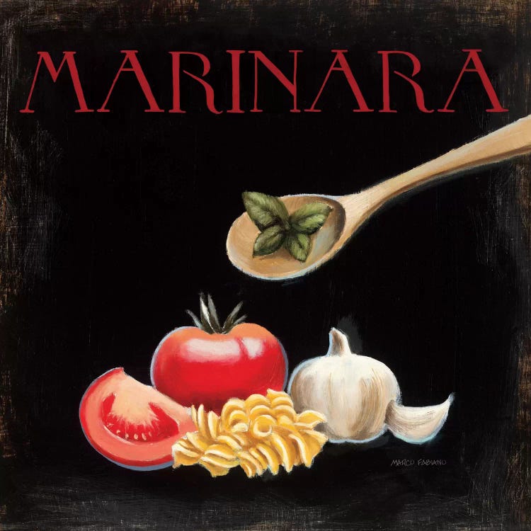 Italian Cuisine IV by Marco Fabiano wall art