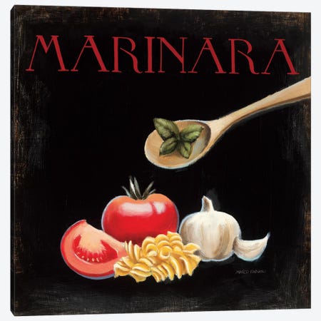 Italian Cuisine IV Canvas Print #WAC2023} by Marco Fabiano Canvas Art Print