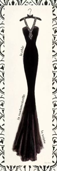 Emily Adams: Couture Noir Original III with Border by Emily Adams
