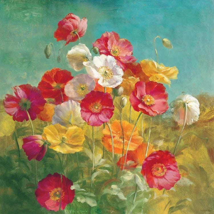Poppies in the Field by Danhui Nai wall art
