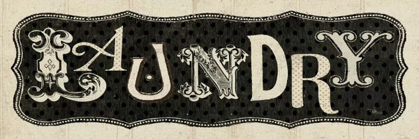 Pela Studio: Room Signs I - Laundry by Pela Studio