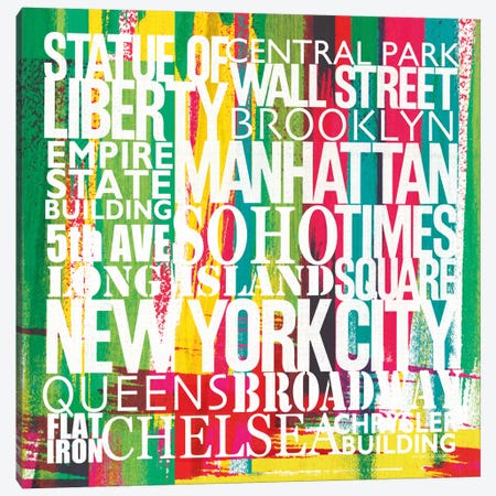 New York City Life Patterns VII  Canvas Print #WAC2129} by Michael Mullan Canvas Wall Art