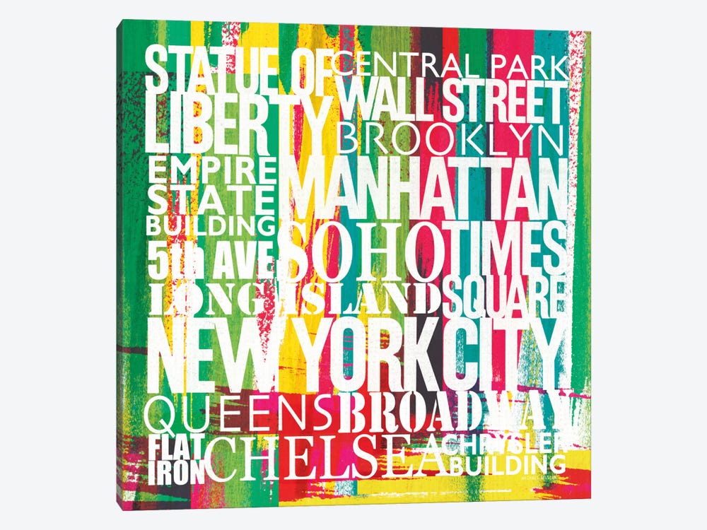 New York City Life Patterns VII  by Michael Mullan 1-piece Canvas Wall Art