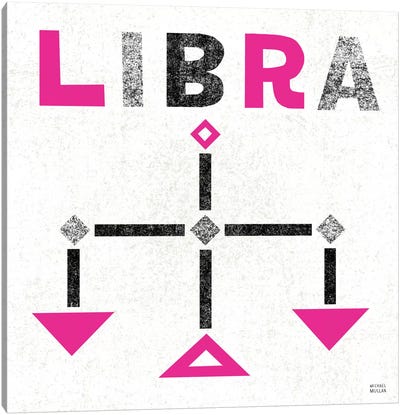 Zodiac Libra Canvas Art Print - Libra