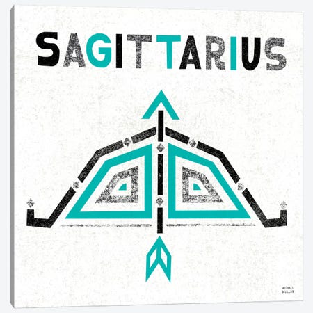 Zodiac Sagittarius Canvas Print #WAC2209} by Michael Mullan Art Print