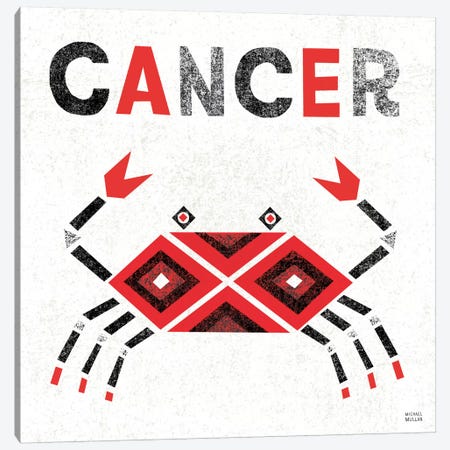 Zodiac Cancer Canvas Print #WAC2210} by Michael Mullan Canvas Art