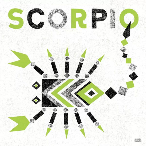 Scorpions: Zodiac Scorpio by Michael Mullan