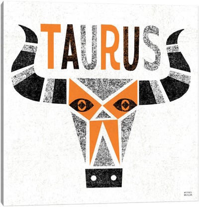 Zodiac Taurus Canvas Art Print
