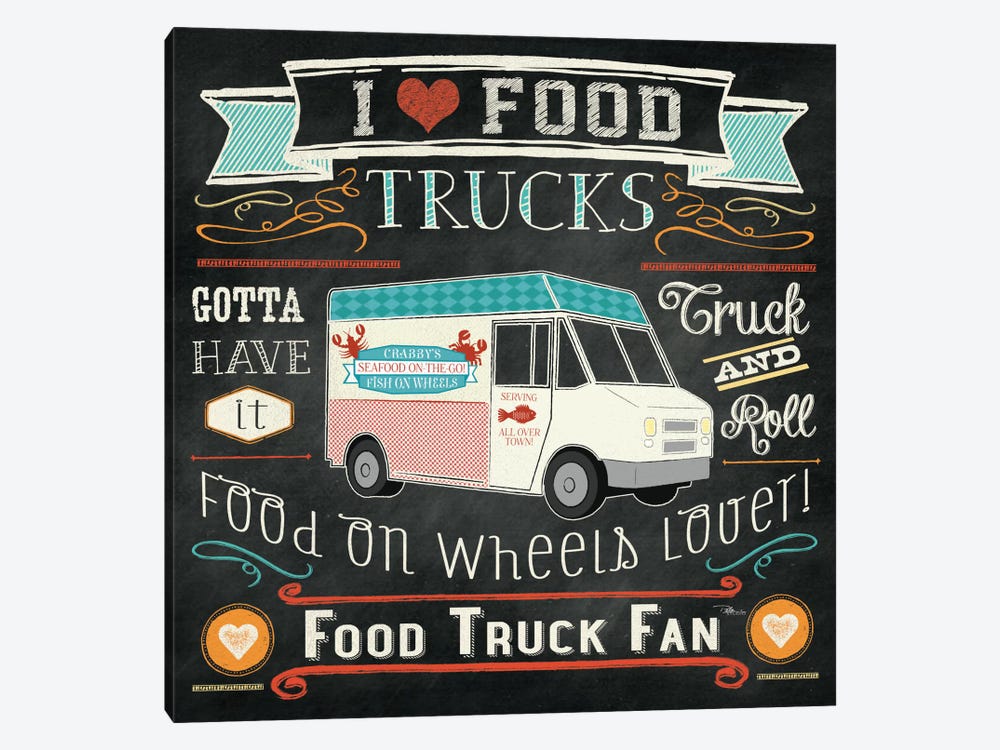 Food Truck I 1-piece Canvas Print