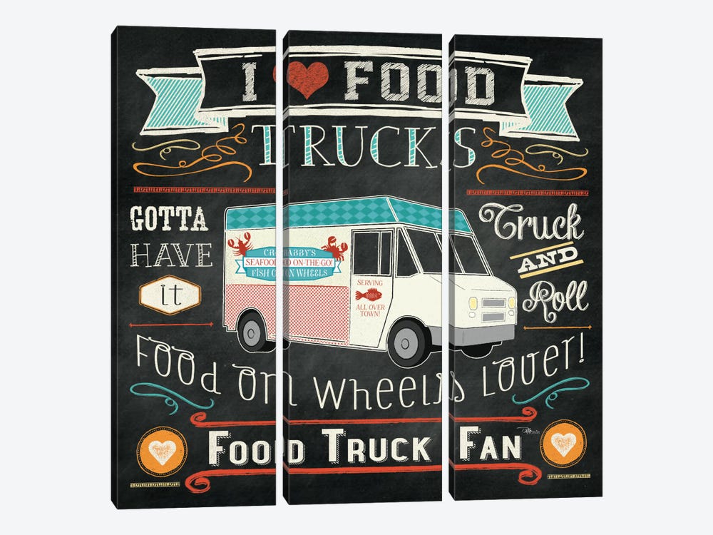 Food Truck I 3-piece Art Print
