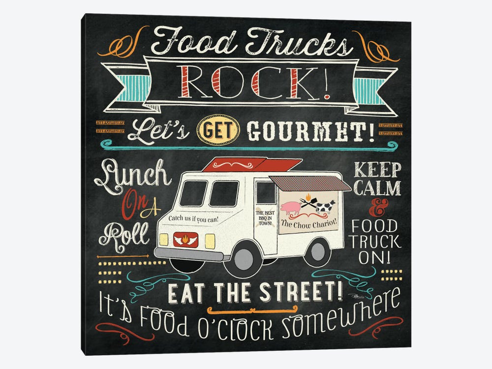 Food Truck II 1-piece Canvas Art