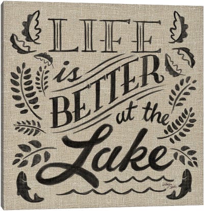 Lake Life I Canvas Art Print