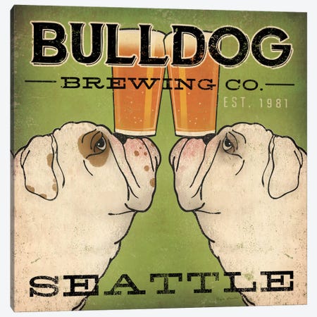 Bulldog Brewing Co. Canvas Print #WAC2241} by Ryan Fowler Canvas Art Print