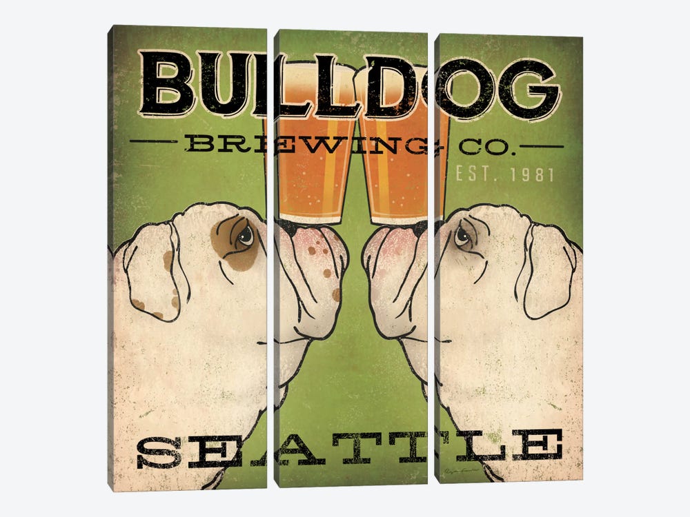 Bulldog Brewing Co. by Ryan Fowler 3-piece Canvas Art