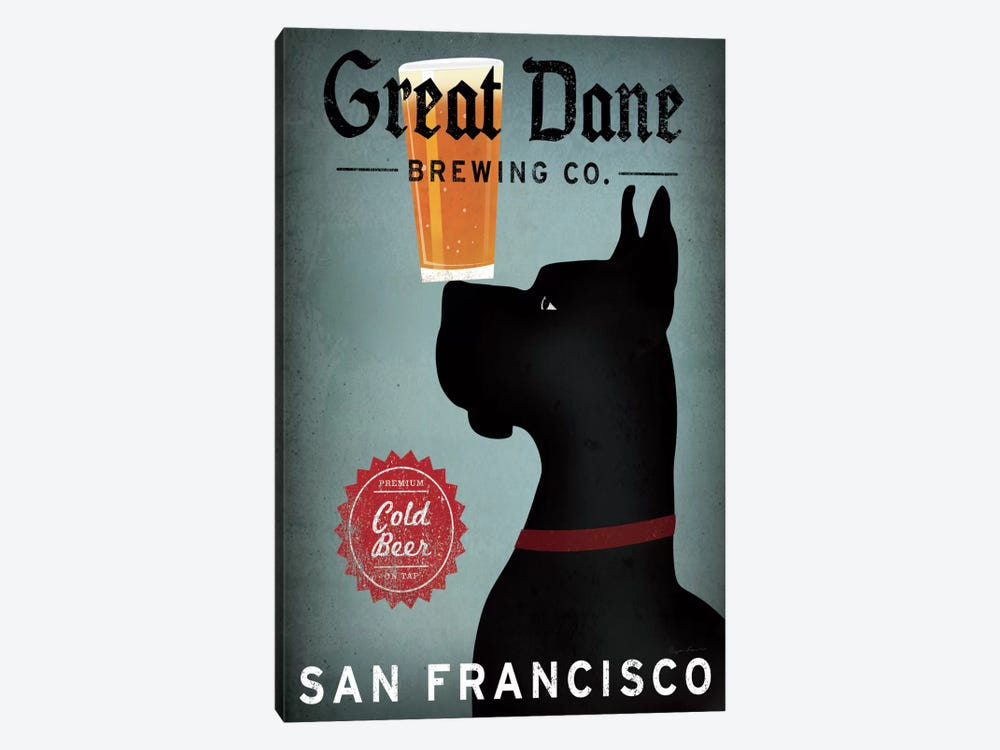 Great Dane Brewing Co. by Ryan Fowler 1-piece Art Print
