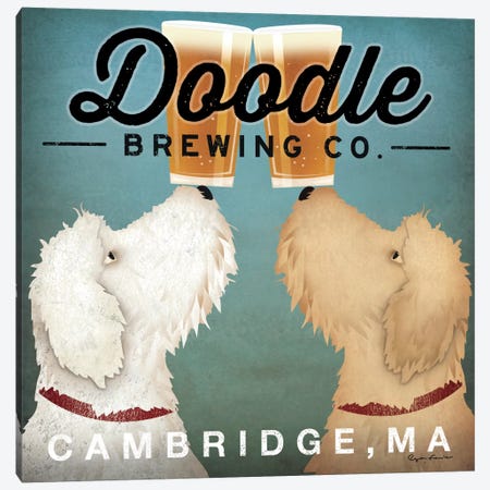 Doodle Brewing Co. Canvas Print #WAC2248} by Ryan Fowler Canvas Art Print