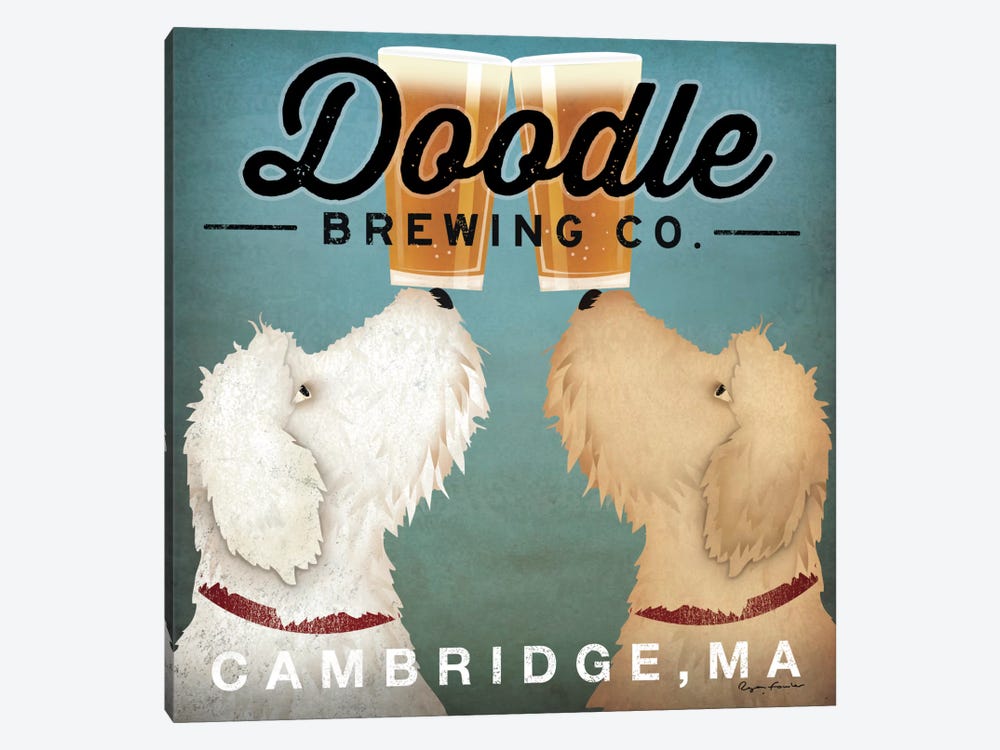 Doodle Brewing Co. by Ryan Fowler 1-piece Art Print