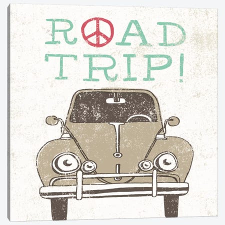 Road Trip Beetle Canvas Print #WAC2262} by Oliver Towne Canvas Print