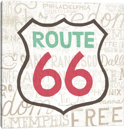 Road Trip Route 66 Canvas Art Print