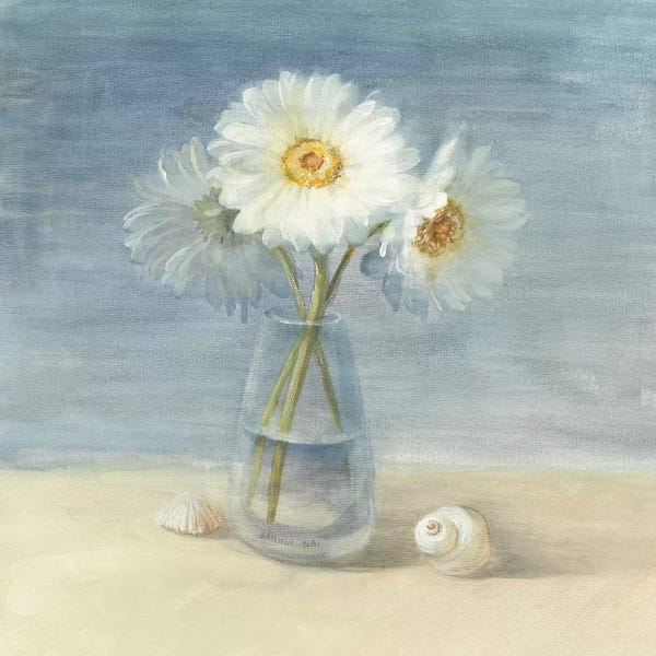 Daisies: Daisies and Shells by Danhui Nai