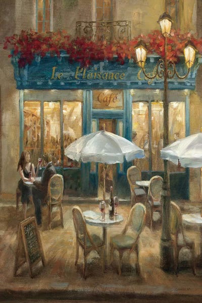 Cafes: Paris Cafe I Crop by Danhui Nai