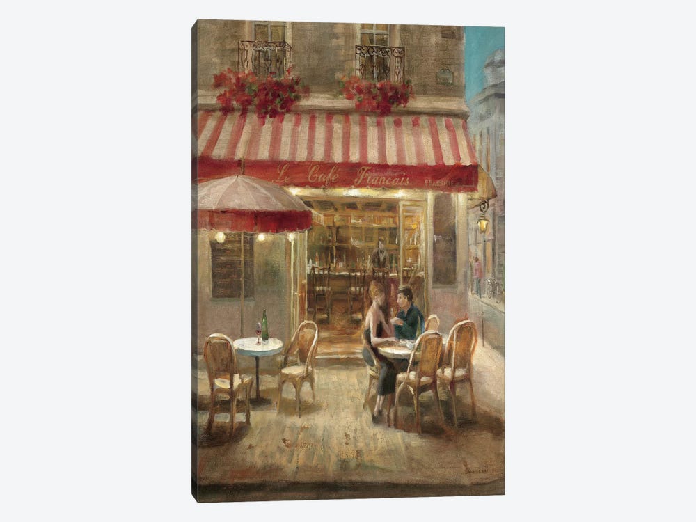 Paris Cafe II Crop by Danhui Nai 1-piece Canvas Art