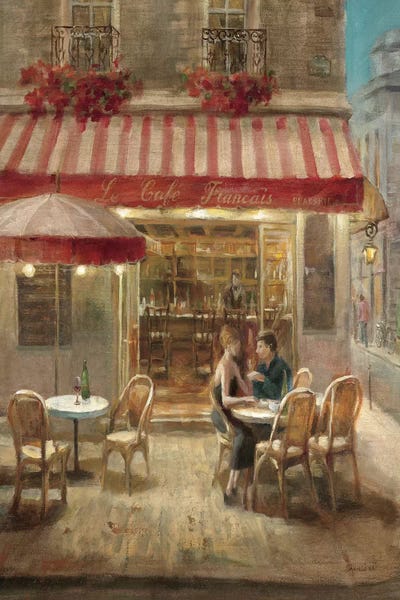 Cafes: Paris Cafe II Crop by Danhui Nai