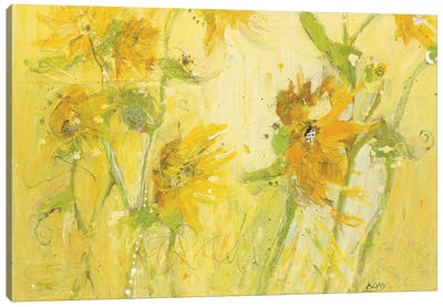 Your Sweet Canvas Art Print - Sunflower Art