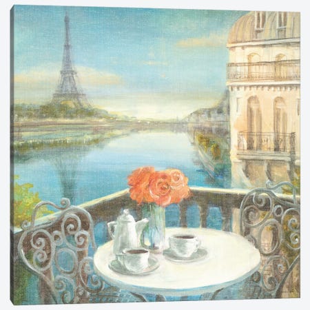 Morning on the Seine Canvas Print #WAC252} by Danhui Nai Canvas Print