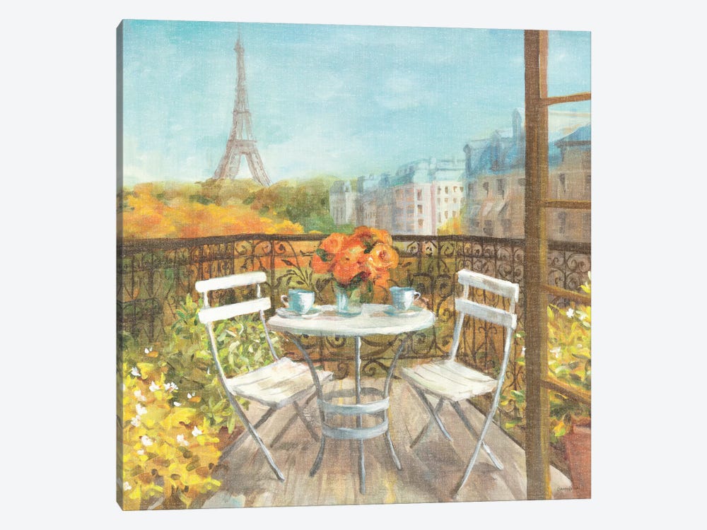 September in Paris Crop by Danhui Nai 1-piece Canvas Print