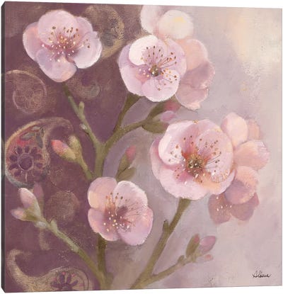 Gypsy Blossoms I Canvas Art Print - Copper & Rose